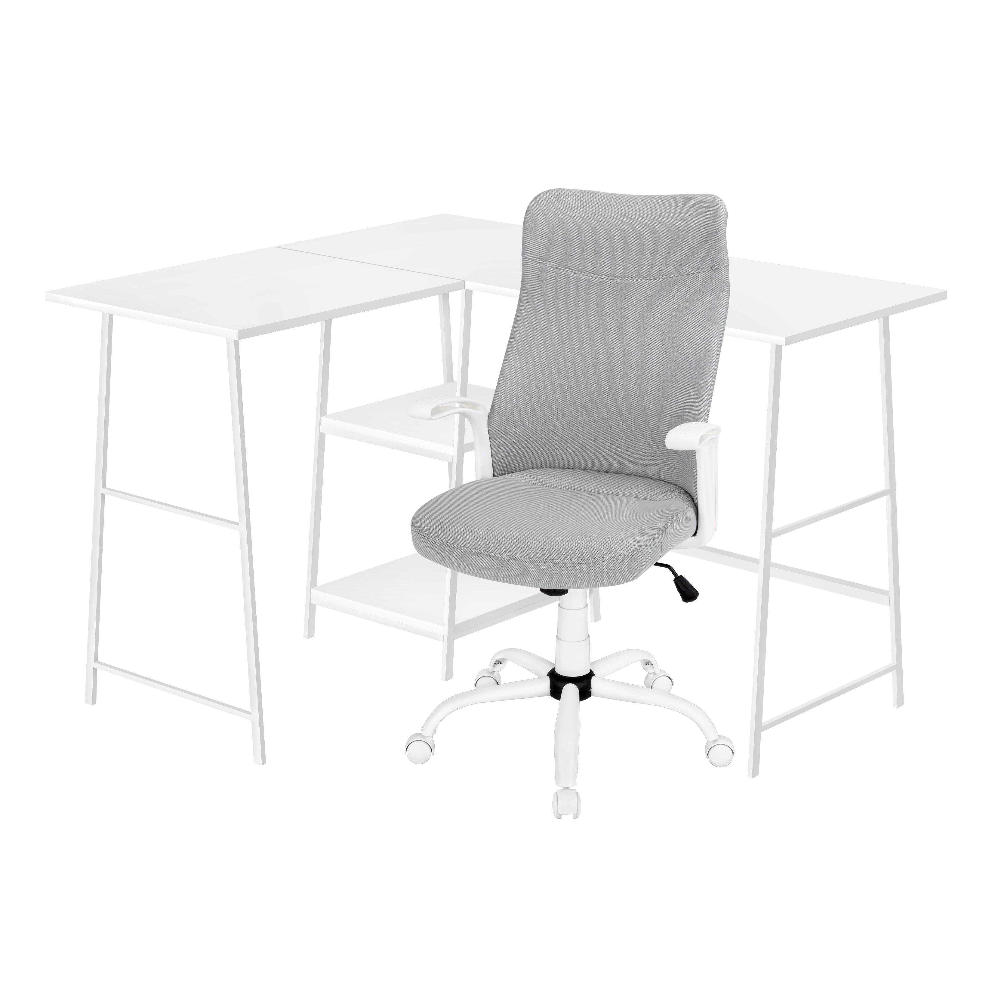 Rent to Own Monarch Specialties Computer Desk White Metal w/ Office